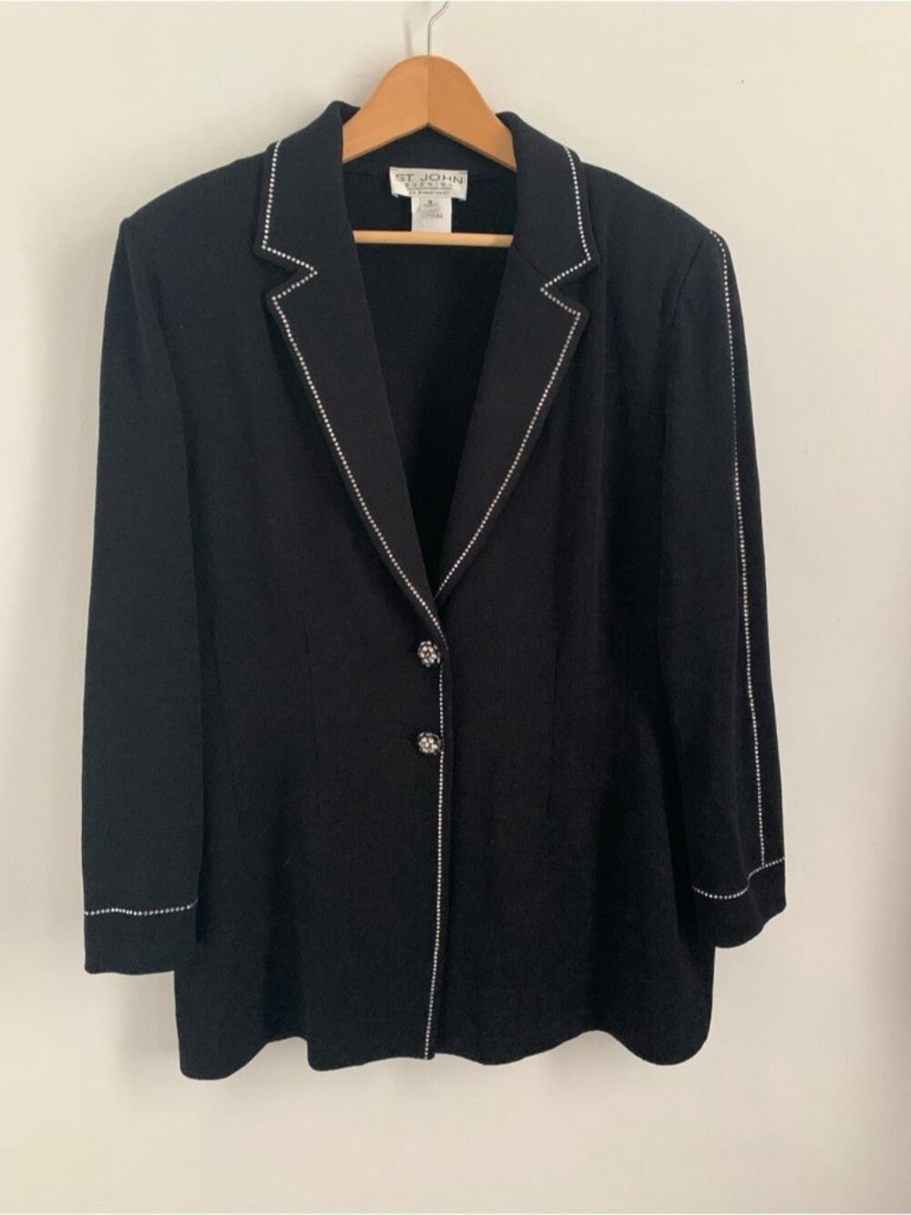 St. John Evening Santana Knit Blazer - Picture 2 of 8